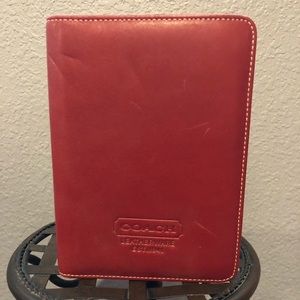 COACH Red Leather Photo Album
